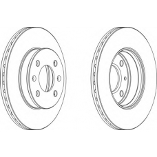 DDF1529-1 FERODO Тормозной диск