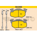 BA2066 BARUM Комплект тормозных колодок, дисковый тормоз