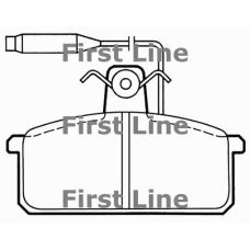 FBP1526 FIRST LINE Комплект тормозных колодок, дисковый тормоз