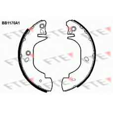 BB1170A1 FTE Комплект тормозных колодок