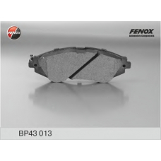 BP43013 FENOX Комплект тормозных колодок, дисковый тормоз