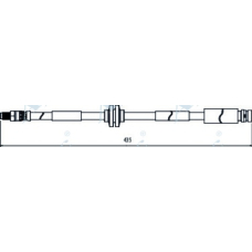 HOS3919 APEC Тормозной шланг