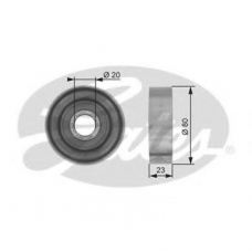 T36010 GATES Паразитный / ведущий ролик, поликлиновой ремень