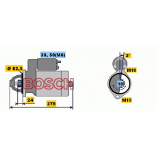 0 001 218 137 BOSCH Стартер