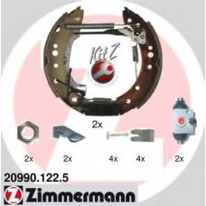 20990.122.5 ZIMMERMANN Комплект тормозных колодок