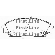 FBP1387 FIRST LINE Комплект тормозных колодок, дисковый тормоз