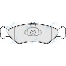 PAD882 APEC Комплект тормозных колодок, дисковый тормоз