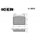 180890<br />ICER<br />Комплект тормозных колодок, дисковый тормоз