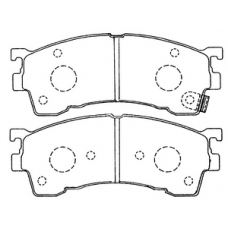 PN-5239 JNBK Колодки тормозные