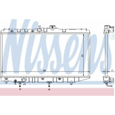 647191 NISSENS Радиатор, охлаждение двигателя