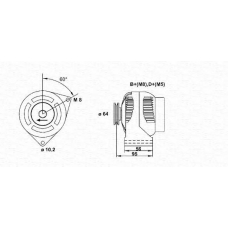 063341770010 MAGNETI MARELLI Генератор