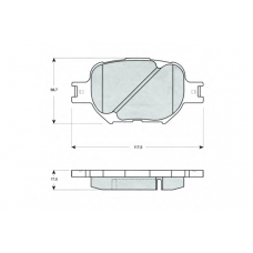 PF1562 PROCODIS FRANCE Комплект тормозных колодок, дисковый тормоз