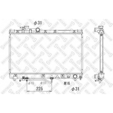 10-25150-SX STELLOX Радиатор, охлаждение двигателя