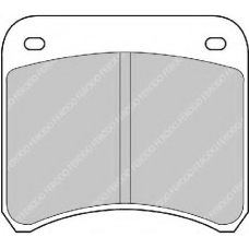 FDB342B FERODO Комплект тормозных колодок, дисковый тормоз