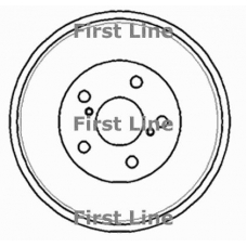 FBR974 FIRST LINE Тормозной барабан