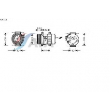 VOK113 AVA Компрессор, кондиционер