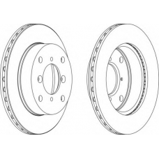DDF623-1 FERODO Тормозной диск
