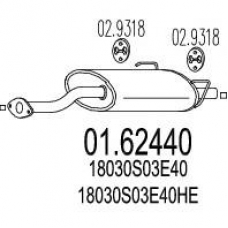 01.62440 MTS Глушитель выхлопных газов конечный