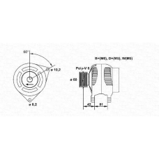 943355001010 MAGNETI MARELLI Генератор