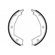 GS8668 TRW Комплект тормозных колодок, стояночная тормозная с