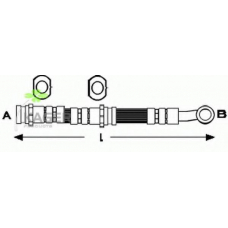 38-0482 KAGER Тормозной шланг