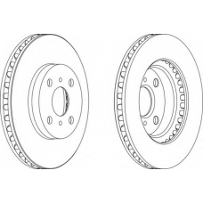 DDF1314 FERODO Тормозной диск
