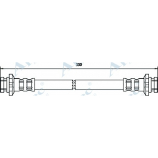 HOS3536 APEC Тормозной шланг