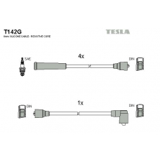 T142G TESLA Комплект проводов зажигания