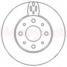 562296B BENDIX Тормозной диск