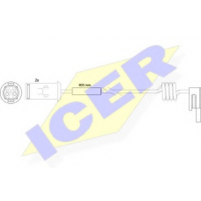 610236 E C ICER Сигнализатор, износ тормозных колодок