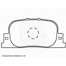 ADT342121 BLUE PRINT Комплект тормозных колодок, дисковый тормоз