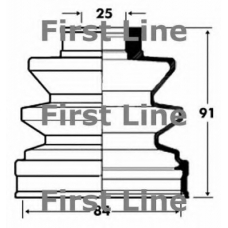FCB2828 FIRST LINE Пыльник, приводной вал