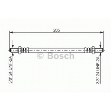 1 987 476 575 BOSCH Тормозной шланг