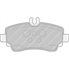 FD6859A NECTO Комплект тормозных колодок, дисковый тормоз