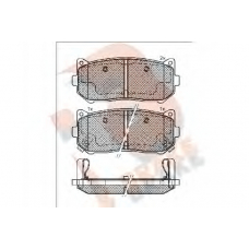 RB1669 R BRAKE Комплект тормозных колодок, дисковый тормоз