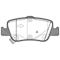 BPA1356.02 OPEN PARTS Комплект тормозных колодок, дисковый тормоз