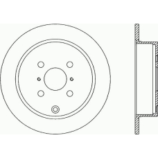 BDA2312.10 OPEN PARTS Тормозной диск