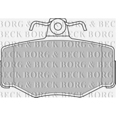 BBP1673 BORG & BECK Комплект тормозных колодок, дисковый тормоз