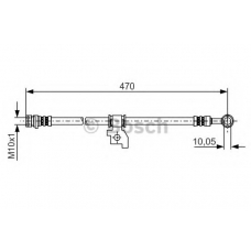 1 987 481 219 BOSCH Тормозной шланг