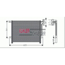 1433201 KUHLER SCHNEIDER Конденсатор, кондиционер