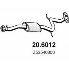 20.6012 ASSO Средний глушитель выхлопных газов