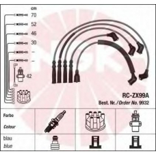 9932 NGK Комплект проводов зажигания