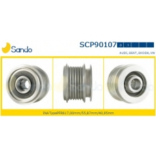 SCP90107.0 SANDO Ременный шкив, генератор