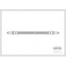19032183 CORTECO Тормозной шланг