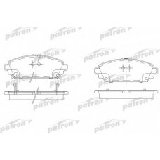 PBP1601 PATRON Комплект тормозных колодок, дисковый тормоз