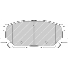 FSL1715 FERODO Комплект тормозных колодок, дисковый тормоз