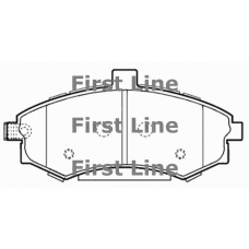 FBP3529 FIRST LINE Комплект тормозных колодок, дисковый тормоз