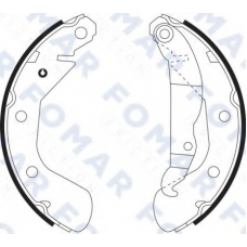 FO 9100 FOMAR ROULUNDS Комплект тормозных колодок