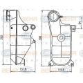 8MA 376 755-151 HELLA Компенсационный бак, охлаждающая жидкость