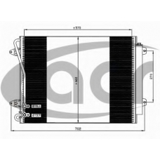 300598 ACR Конденсатор, кондиционер